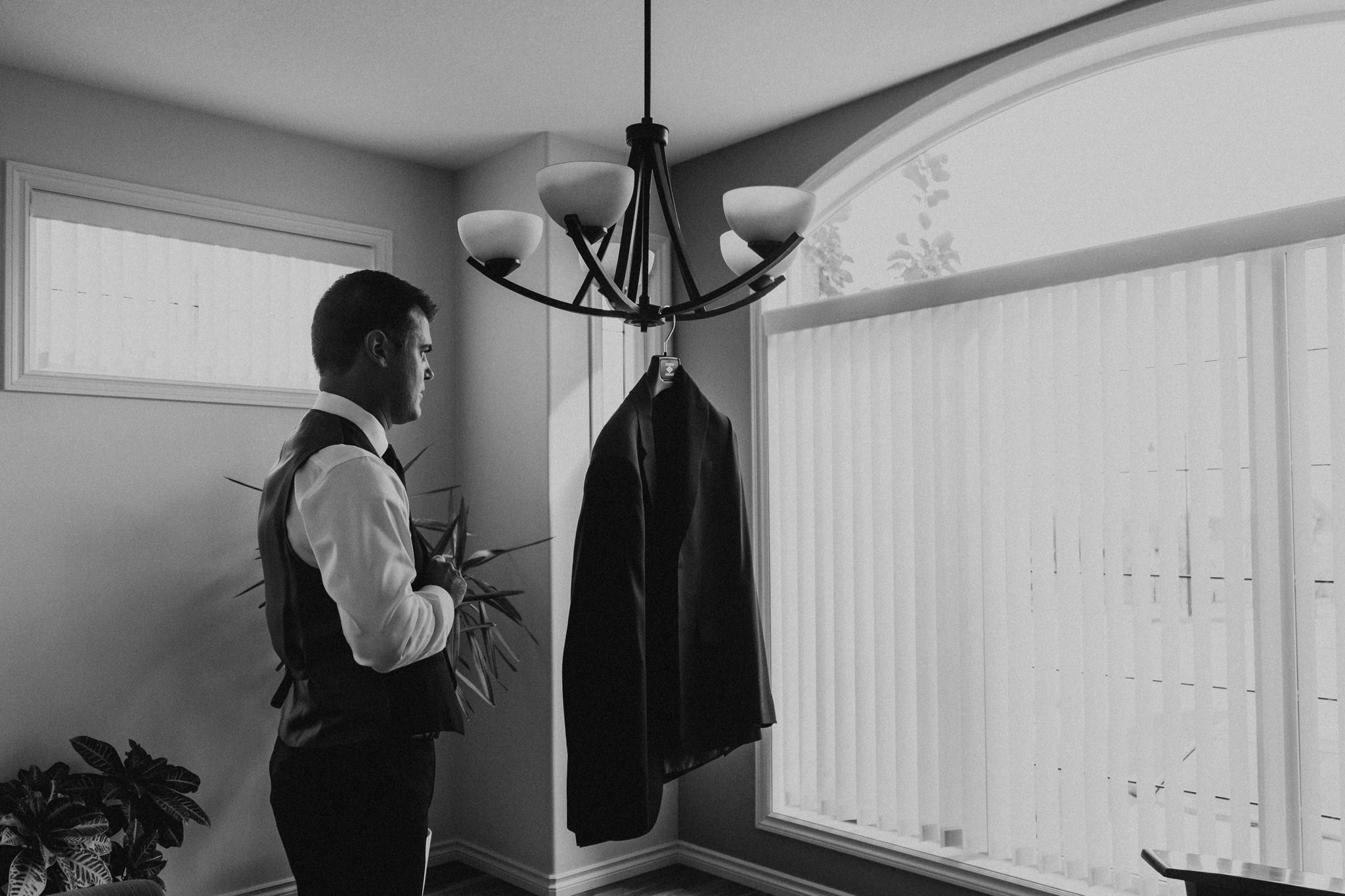 groom getting ready