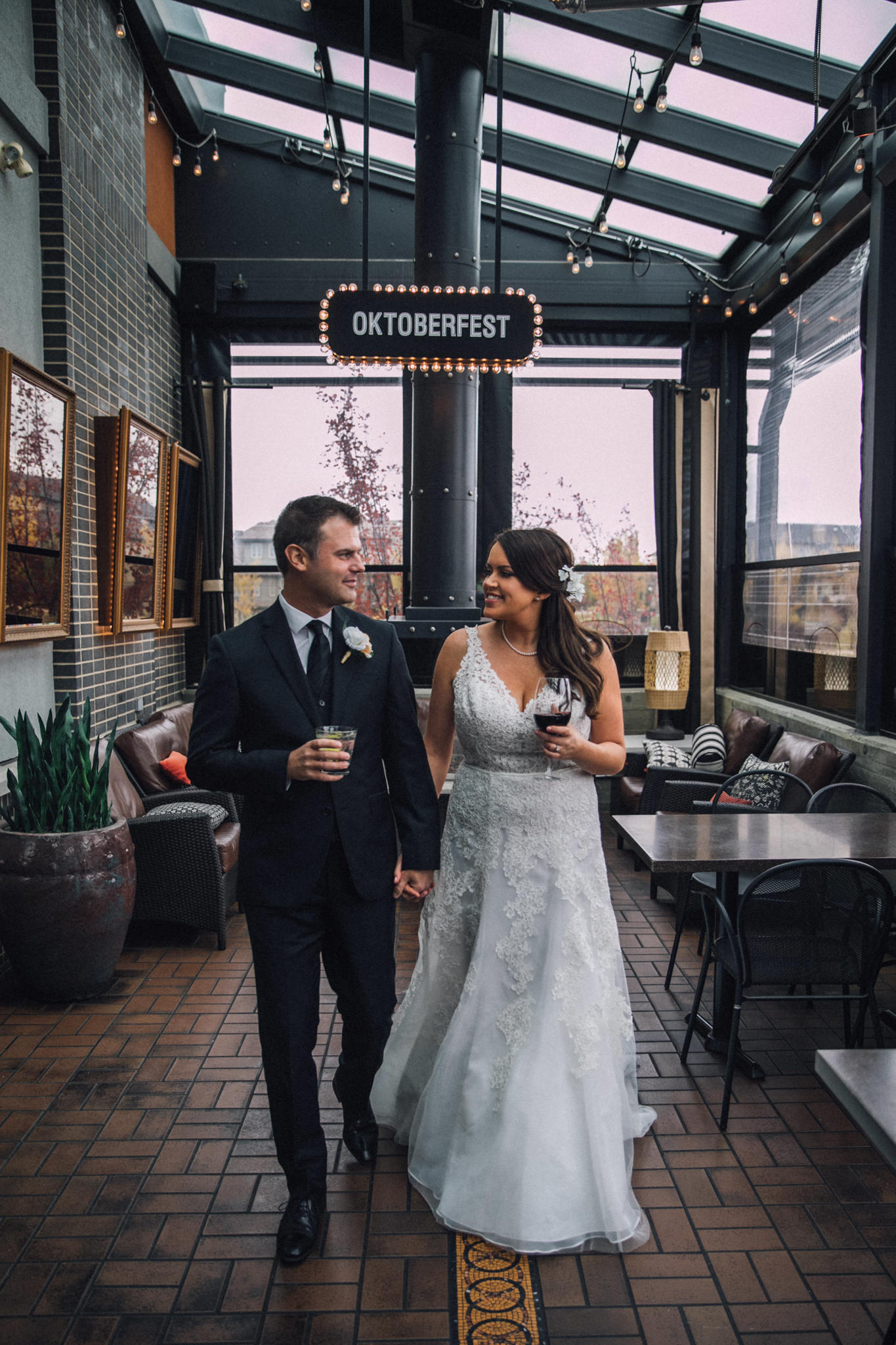 Urban Edmonton wedding