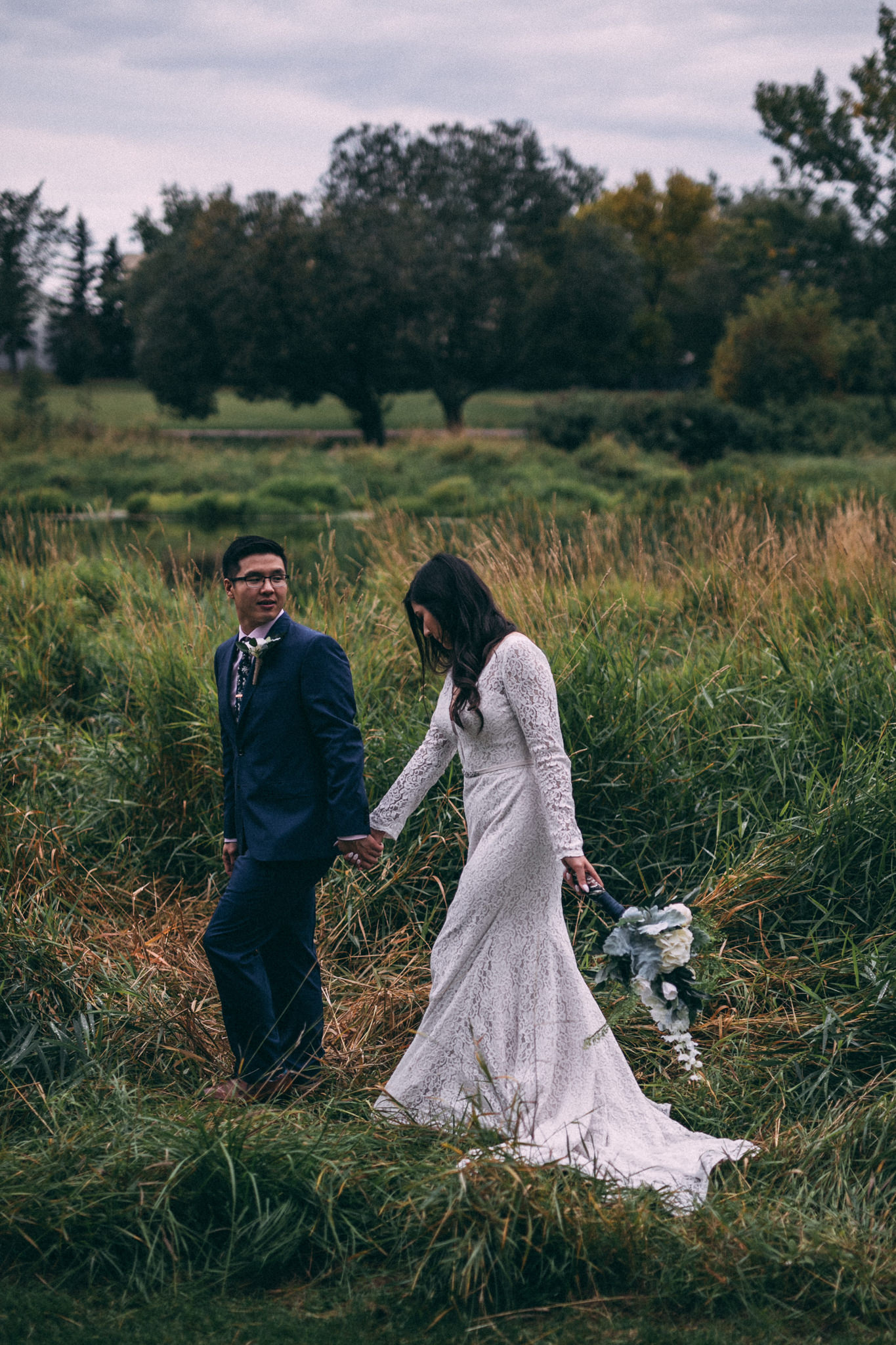 rainy wedding day