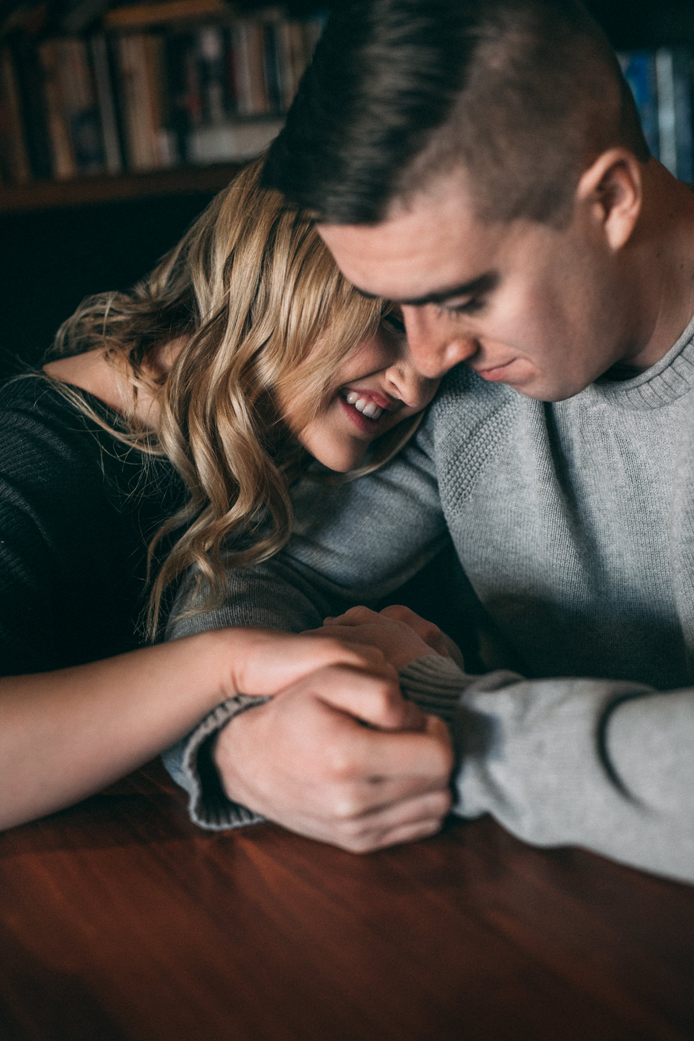 Cozy Whyte Avenue engagement