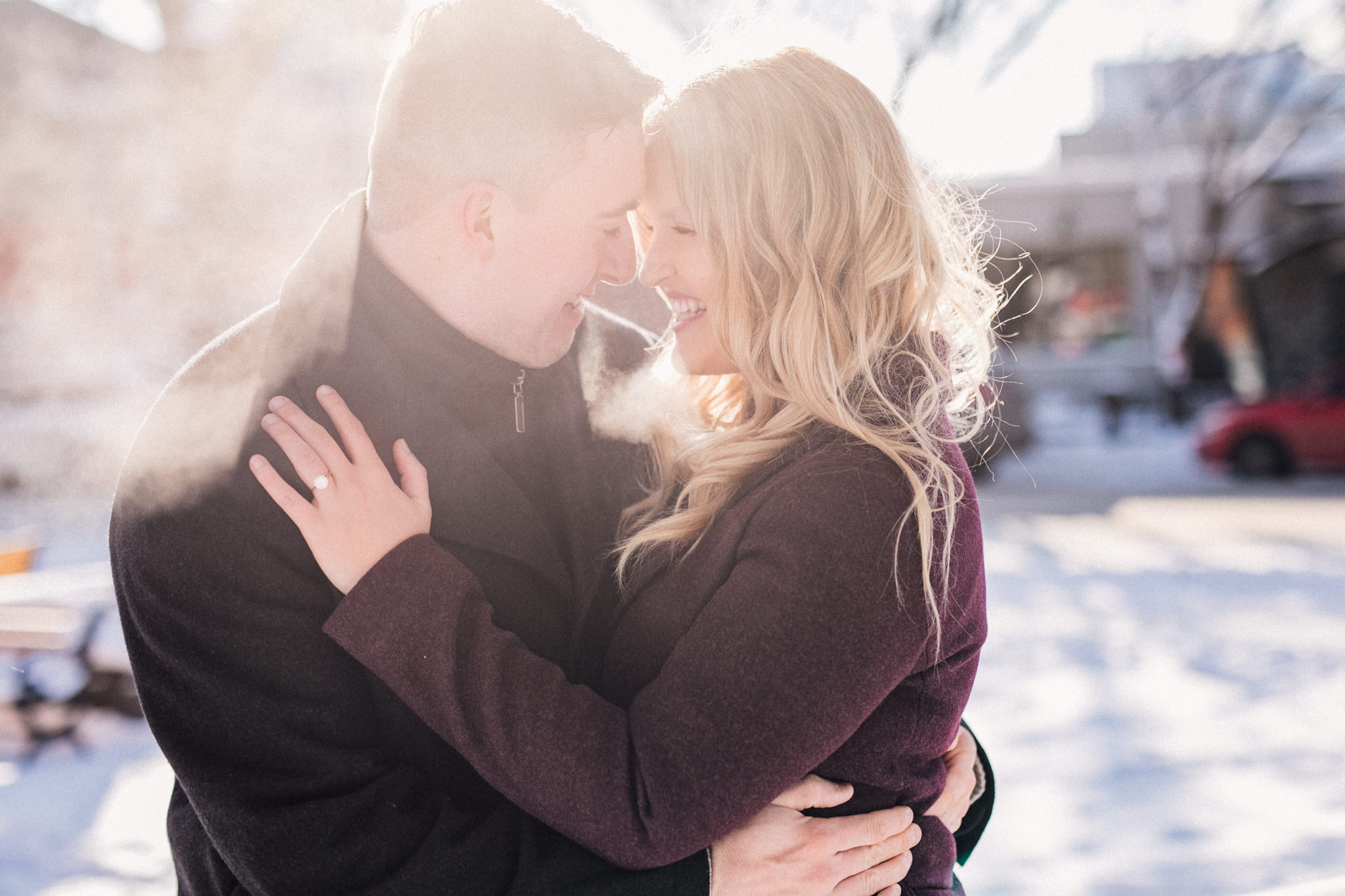 Cozy Whyte Avenue engagement