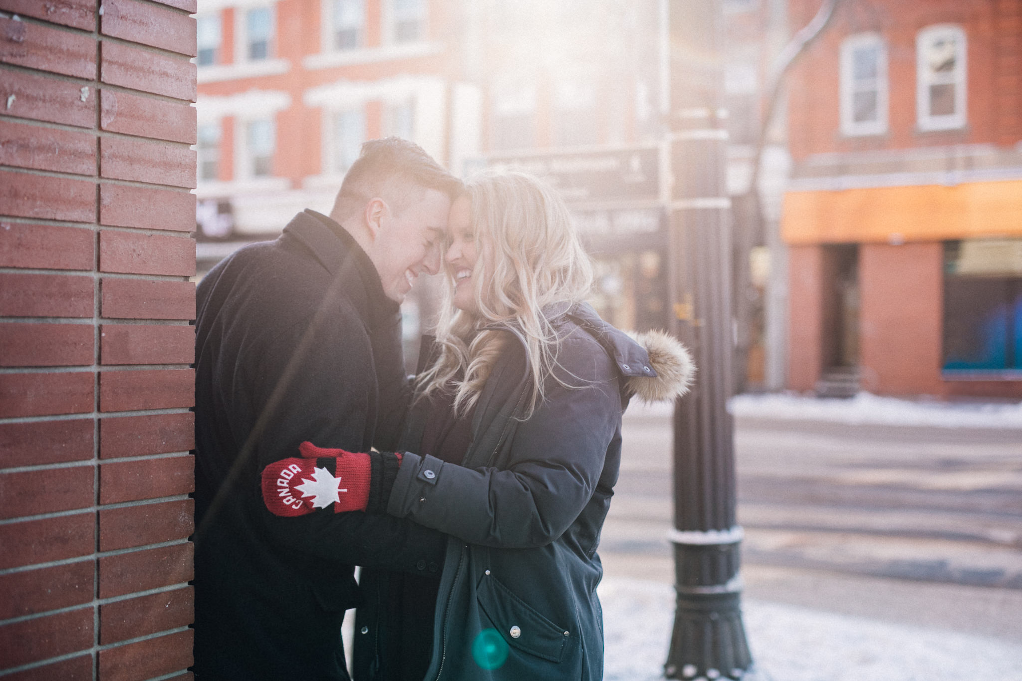 Cozy Whyte Avenue engagement