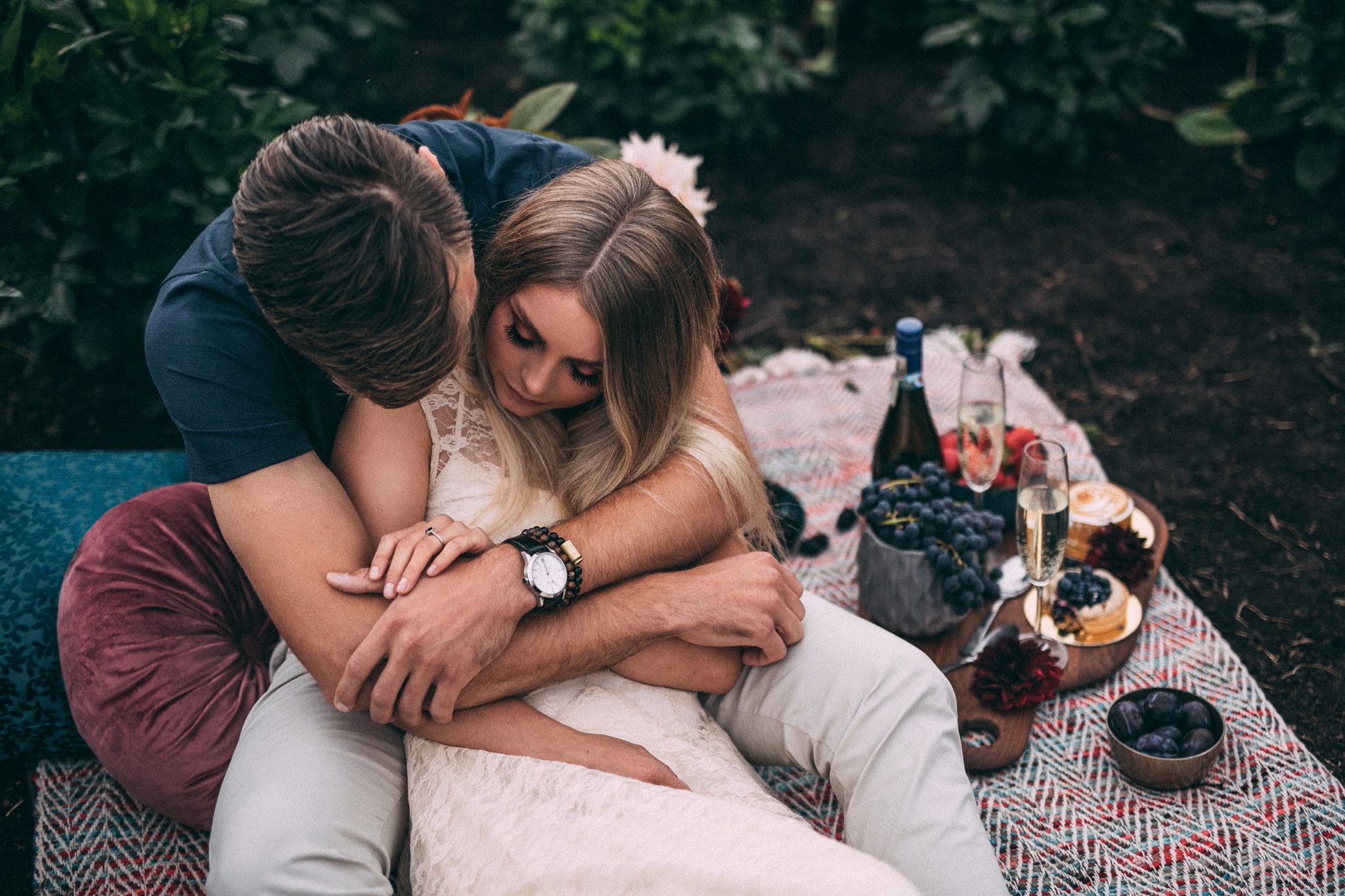 picnic engagment session