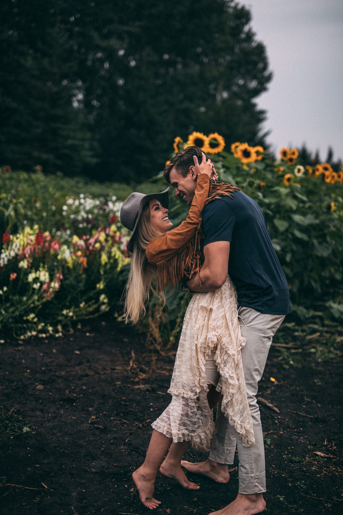 boho engagement