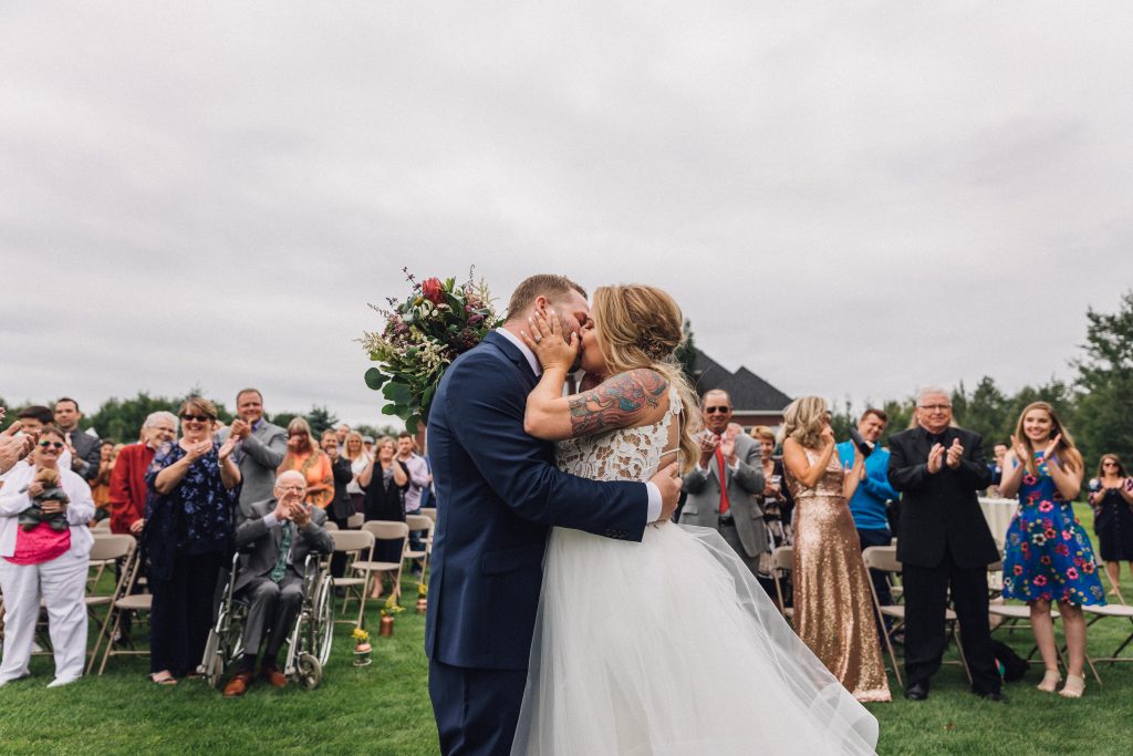 Edmonton outdoor tent wedding